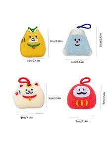 Joivida 1pc/4pcs Dopamine Color Cute Cartoon Dish Cloths, Kitchen Cleaning Towels For Dishes, Plates, Stovetop, Absorbent And Quick Drying Washcloths, Soft Non-Scratch Kitchen Rags, - Multicolor - View 11