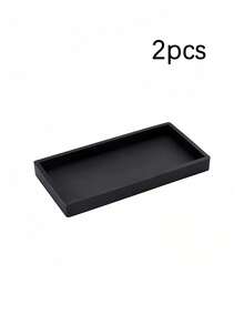 Small Silicone Bathroom Tray, Soap & Sponge Holder, Sink Storage Organizer For Candles, Keys And Small Items - one size fits all - View 12