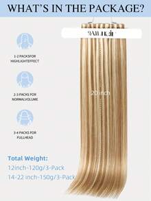 60片膠帶式接髮 真人頭髮 #P6/613 淺棕色挑染淺金色 直髮 Remy Hair，14-22英吋，絲滑無縫隱形粗髮尾，適合細髮增加豐盈感，專業沙龍與日常造型適用於女性和女孩 - SP6/613 - 查看 4