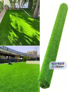 Artificial Grass Mat 19.69x78.74 Inch, Luxury Thick Synthetic Turf For Garden Playground Decor, Pet Training Potty Pad, Party Outdoor Dining Table Runner, Backyard Landscape Rug, Realistic Faux Lawn Carpet - Multicolor - View 1