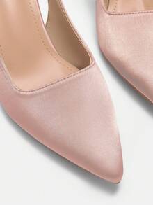 CUCCOO CURVES Women's Classic Comfortable Pointed High Heels, Large Size Optional, Suitable For Christmas And New Year Festive Atmosphere, Suitable For Autumn, Wint - Pink 3 - View 3