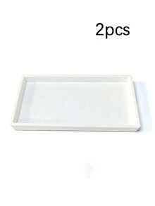 Small Silicone Bathroom Tray, Soap & Sponge Holder, Sink Storage Organizer For Candles, Keys And Small Items - one size fits all - View 14