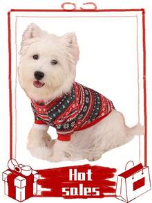 PETSIN 1 Pc Cute Christmas Flannel Pet Sweatshirt Without - Multicolor - View 5