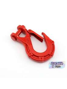Red Forged Steel Clevis Slip Hook With Safety Latch, Heavy‑Duty Lifting Towing Hook For Off‑Road Vehicle Recovery, Hoist Rigging Use - multicolor - View 7