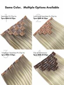 Balayage TP18/613# Color Clip In 100% Remy Human Hair Extension Cuticle Aligned Double Drown Clip Ins For Thin Hair Woman Natural Look Top Quality Halloween Costumes - S18/613 - View 8