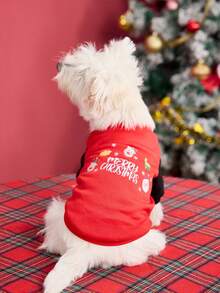 PETSIN 1 Pc Pet Christmas Red & Black Without Cap - Multicolor - View 4