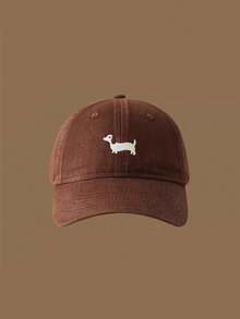 Dealstrict 1pc/2PCS Embroidered Sun-Washed High-Crown Baseball Cap, Unisex - A - View 6