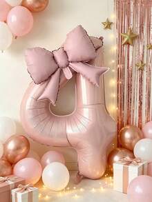 Ins-Style Balloons, Perfect For Coming-Of-Age Ceremonies, Birthday Banquets, Birthday Celebrations, Anniversaries, Proposal Decorations And Many Other Occasions. - Baby powder - View 1