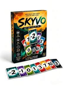 MINKOJA SKYVO Fun Strategy Card Game, 15-45 Mins Play Time, Family Night Party Game - Multicolor - View 6