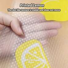 4pcs Waterproof Refrigerator Mats - Moisture-Proof, Anti-Slip, Washable And Reusable. Made Of EVA Material With A Novel Lemon Pattern. Suitable For Refrigerator And Kitchen Decor, Door Mats, Personalized Gifts, Kitchen Essentials - Color 1 - View 6