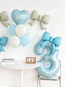 Balon Ins-Style, Sempurna untuk Upacara Kedewasaan, Pesta Ulang Tahun, Perayaan Ulang Tahun, Hari Jadi, Dekorasi Lamaran, dan Banyak Acara Lainnya. - Biru muda - View 4