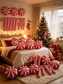 Christmas Balloon Set, Ideal For Christmas‑Themed Parties And Holiday Photo Backdrops. Perfect For Home Christmas Room Decor, Effortlessly Creates Strong Festive Christmas Atmosphere With Great Photo‑Ready Effects. - Christmas 23-piece set red - View 6