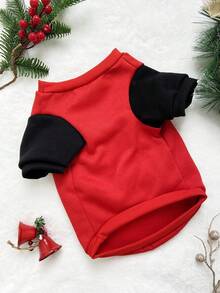 PETSIN 1 Pc Pet Christmas Red & Black Without Cap - Multicolor - View 11