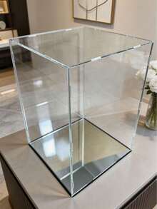 High‑Definition Collectible Display Box With Mirror Base, Assembled Transparent Acrylic Box, Alternative To Glass Box, Used For Displaying Figurines, Dolls, Ornaments, Home Storage & Organization, Gift Box - Multicolor 8 - View 5