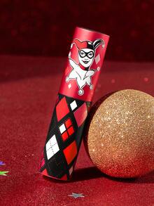 Harley Quinn X SHEIN 0.27 Oz/8 Ml Joker Girl 螺旋噴霧瓶，鑽石紋便攜香水瓶，可重複使用，迷你便攜，附玻璃內膽，適用於香水、保養水及其他液體，附漏斗，易攜帶，適合旅行 - 紅色 - 查看 3