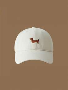 Dealstrict 1pc/2PCS Embroidered Sun-Washed High-Crown Baseball Cap, Unisex - A - View 4