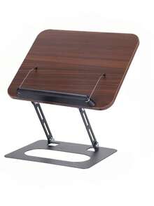 1PC Adjustable Book Stand With 360° Rotating Base, Foldable Portable Lightweight Reading Holder For Office, Kitchen, School, Recipes, Magazines, Kindle, Tablets, Ergonomic Desk Organizer" - Multicolor - View 2