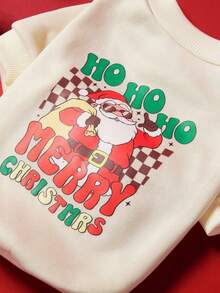 PETSIN 1 Pc Pet Christmas Cat Dog Universal Grid Santa Claus Fashion Pattern Printed Apricot Fleece Warm And Comfortable Dog Christmas - Multicolor - View 8