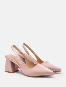CUCCOO CURVES Women's Classic Comfortable Pointed High Heels, Large Size Optional, Suitable For Christmas And New Year Festive Atmosphere, Suitable For Autumn, Wint - Pink 3 - View 1