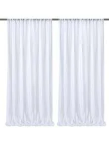 1PC Sheer Lightweight Rod Pocket Drapery Softens Filters Light For Living Room Bedroom Balcony - Multicolor - View 4