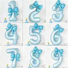 Balon Ins-Style, Sempurna untuk Upacara Kedewasaan, Pesta Ulang Tahun, Perayaan Ulang Tahun, Hari Jadi, Dekorasi Lamaran, dan Banyak Acara Lainnya. - Biru muda - View 6
