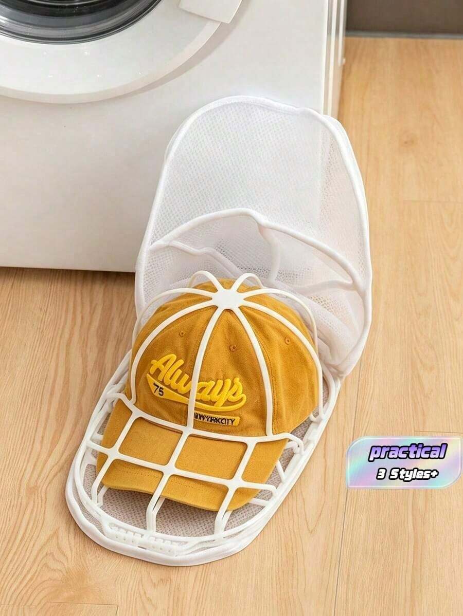Sangkar Pembersih Topi, Mesin Cuci Topi, Rak Pembersih Topi dengan Kantong Jaring, Sangkar Pembersih Karakter, Alat Pembersih Topi, Sangkar Pelindung Pembersih, Penyimpanan dan Pengorganisasian Topi, Penutup Pencuci/Pelindung Pembersih Topi, Cocok untuk Mencuci Berbagai Topi - MultiWarna - View 1