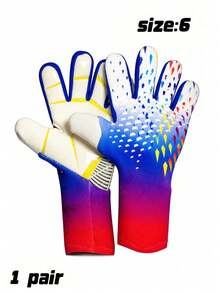 Youth/Adult Goalkeeper Gloves With Strong Grip, Breathable, High Performance Goalkeeper Glove Equipment - Multicolor - View 17