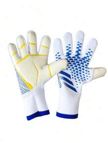 Youth/Adult Goalkeeper Gloves With Strong Grip, Breathable, High Performance Goalkeeper Glove Equipment - Multicolor - View 10