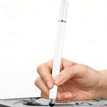 1pc Dual Head Dual-Use Touch Pen Disc Touch Screen Pen Suitable For Mobile Phones, Tablets, Handwriting Pens, Editing, Drawing, Capacitive Pens - Multicolor - View 2