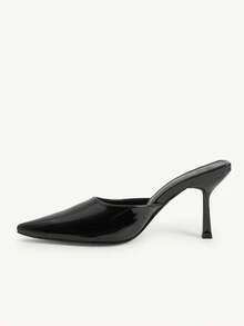 CUCCOO CHICEST Women's Pointed Toe Daily Versatile Fashion High Heels Fall Shoes - Black - View 10