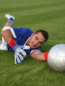 Youth/Adult Goalkeeper Gloves With Strong Grip, Breathable, High Performance Goalkeeper Glove Equipment - Multicolor - View 4