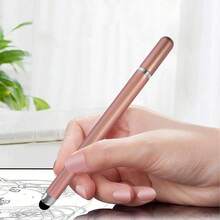 1pc Dual Head Dual-Use Touch Pen Disc Touch Screen Pen Suitable For Mobile Phones, Tablets, Handwriting Pens, Editing, Drawing, Capacitive Pens - Multicolor - View 4