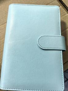 1PC Macaron Button Cash Savings Ledger Binder With 6 Envelopes 12 Budget Cards 2 English Labels 2 Color Labels Money Challenge Organizer - Sets - View 12