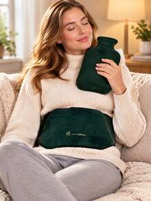 Three Pieces Water Heating Belt Bot Water Bottle Warm Belt Hot Hand Warmers Warm Waist WWrm Belly Water Injection Belt. - green - View 6