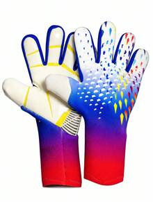 Youth/Adult Goalkeeper Gloves With Strong Grip, Breathable, High Performance Goalkeeper Glove Equipment - Multicolor - View 9