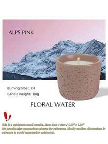 Cirelle Mini Tiny Cup-Scented Candle In Concrete Cup - Floral / Woody Fragrance For Home & Cafe, Long-Lasting Ambient Candle For Bedroom, Office & Lounge - multicolor - View 14