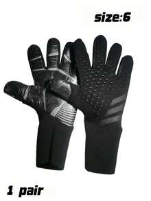 Youth/Adult Goalkeeper Gloves With Strong Grip, Breathable, High Performance Goalkeeper Glove Equipment - Multicolor - View 12