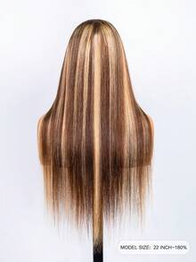 ALL READY WIG Wear Go 7X5 18-28英吋真人髮假髮 無膠蕾絲封口假髮 180%密度 預剪自然髮際線 透明蕾絲假髮 蜂蜜金挑染 絲滑直髮 不易糾結 耐熱 日常配戴 可調節肩帶 女款 - S4/27 - 查看 5