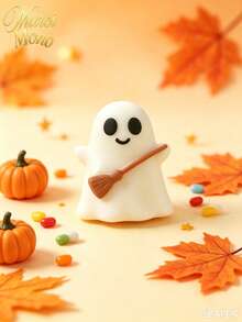 Muroi Mono Halloween Glow Ghost Figurine | Luminous Collectible Shelf Display Decor - Multicolor - View 5