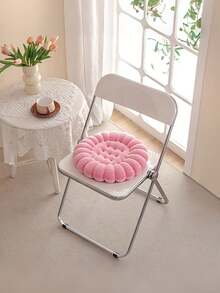 Flower Shaped Round Chair Cushion, Soft Plush Thick Padded Seat Cushion, Non‑Slip Comfort Chair Pad For Dining Home Office Kitchen Chair - Multicolor - View 7