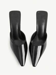 CUCCOO CHICEST Women's Pointed Toe Daily Versatile Fashion High Heels Fall Shoes - Black - View 8