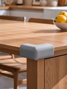 8/12pcs Anti-Collision Strips, Corner Cushion Pads, Home Furniture Anti-Collision Wall Stickers, Table Edge Soft Covers, Edge & Corner Protection Wraps - grey - View 9
