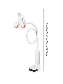 Length360-Degree Universal Flexible Hose Phone Mount, Hands-Free Tablet Stand, Stable, Anti-Shake, Adjustable Angle, Clip-On Design For Desks And Nightstands, Ideal For Watching Shows, Working, And Studying 70 Cm - Classic - View 7