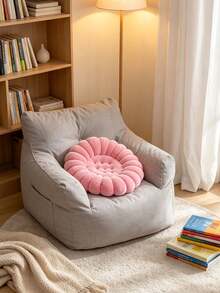 Flower Shaped Round Chair Cushion, Soft Plush Thick Padded Seat Cushion, Non‑Slip Comfort Chair Pad For Dining Home Office Kitchen Chair - Multicolor - View 8