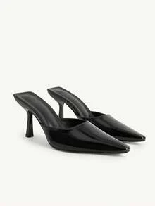 CUCCOO CHICEST Women's Pointed Toe Daily Versatile Fashion High Heels Fall Shoes - Black - View 1