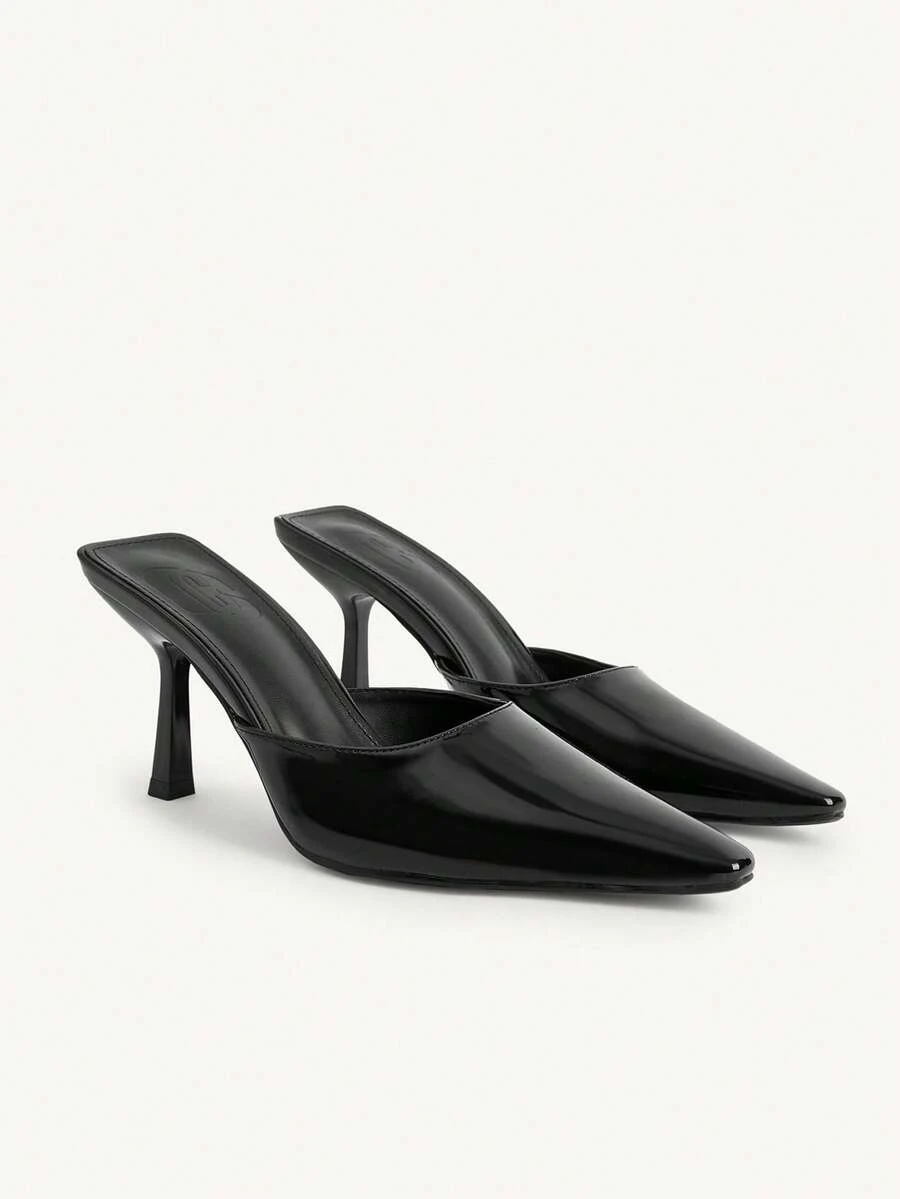 CUCCOO CHICEST Women's Pointed Toe Daily Versatile Fashion High Heels Fall Shoes - Black - View 1