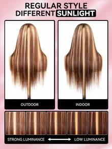 ALL READY WIG Wear Go 7X5 18-28英吋真人髮假髮 無膠蕾絲封口假髮 180%密度 預剪自然髮際線 透明蕾絲假髮 蜂蜜金挑染 絲滑直髮 不易糾結 耐熱 日常配戴 可調節肩帶 女款 - S4/27 - 查看 7