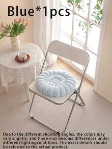 Flower Shaped Round Chair Cushion, Soft Plush Thick Padded Seat Cushion, Non‑Slip Comfort Chair Pad For Dining Home Office Kitchen Chair - Multicolor - View 13