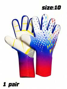 Youth/Adult Goalkeeper Gloves With Strong Grip, Breathable, High Performance Goalkeeper Glove Equipment - Multicolor - View 15