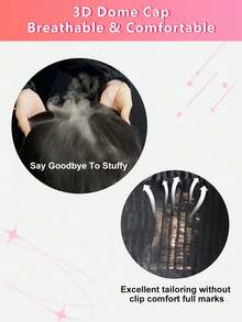 ALL READY WIG Wear Go 7X5 18-28英吋真人髮假髮 無膠蕾絲封口假髮 180%密度 預剪自然髮際線 透明蕾絲假髮 蜂蜜金挑染 絲滑直髮 不易糾結 耐熱 日常配戴 可調節肩帶 女款 - S4/27 - 查看 12